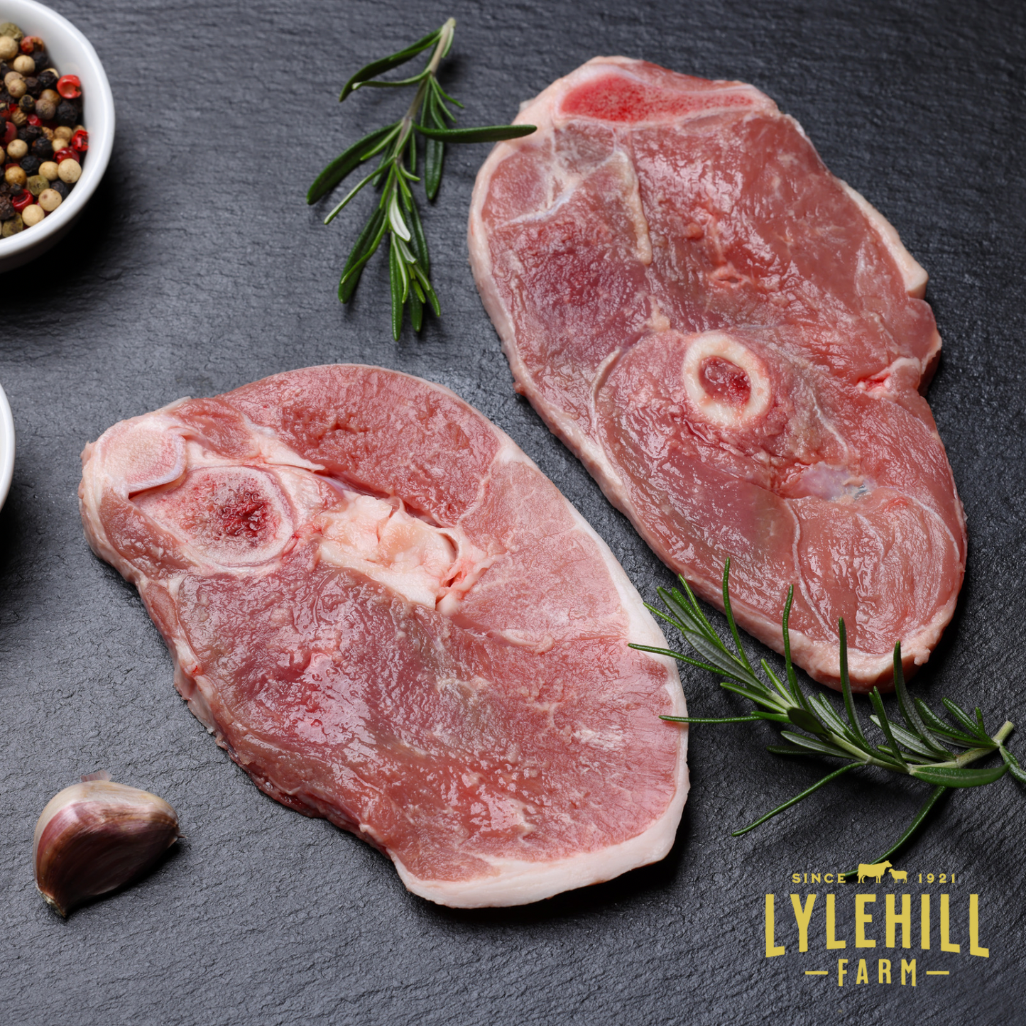 2 Lamb Leg Steaks on the Bone