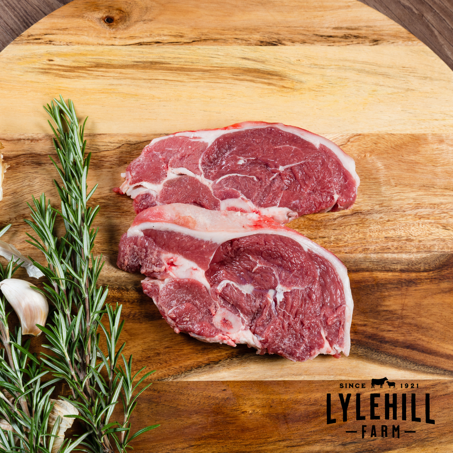 2 Lamb Shoulder Chops on the Bone